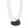 Nogi do stolika kawowego w kształcie spinki do włosów 4 szt. Białe 20 cm Stal lite