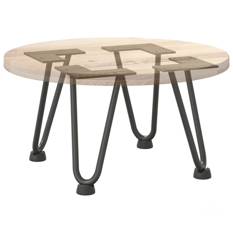 Nogi do stolika kawowego 4 szt. Antracyt 20 cm Stal lite