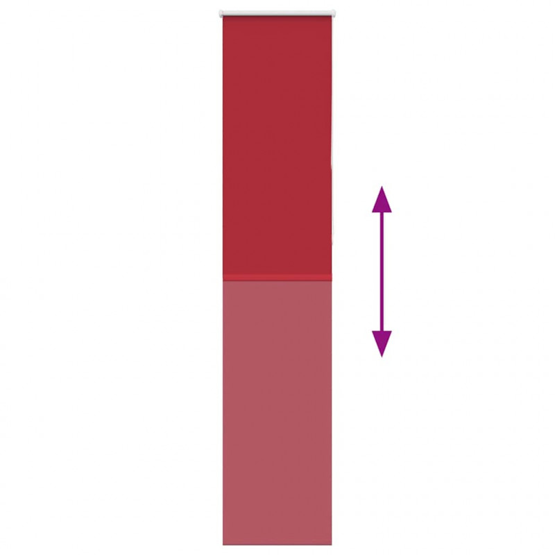 Roleta zaciemniająca Red 55x210 cm Szerokość tkaniny 50,7 cm