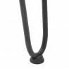 Nogi do stolika kawowego 4 szt. Antracyt 42 cm Stal lite