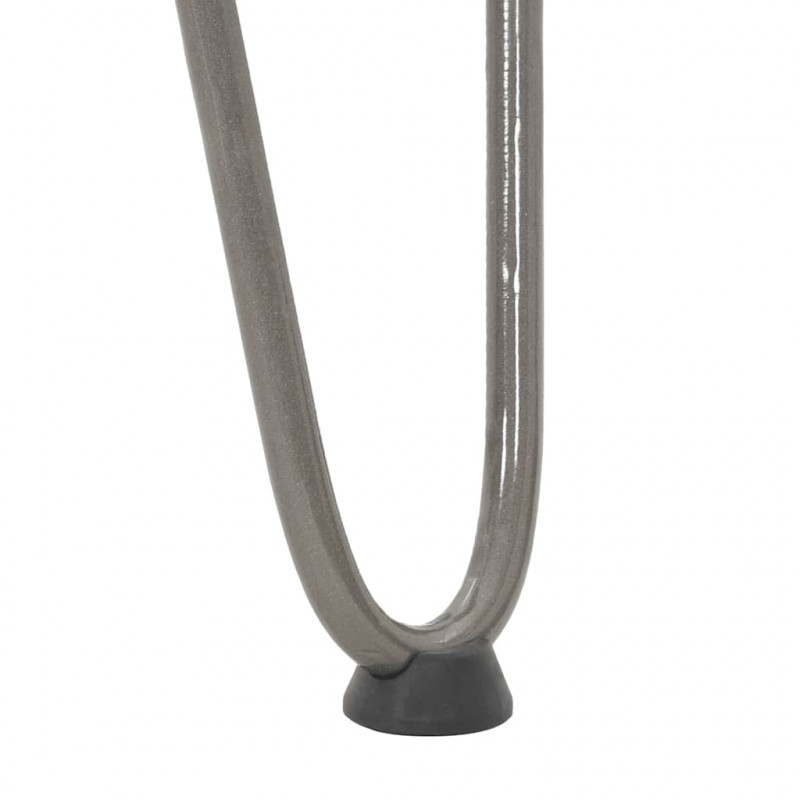 Nogi do stolika kawowego 4 szt. Naturalna stal 42 cm Solidna stal