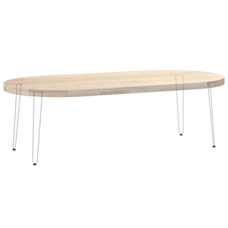 nogi wsuwkowe do stolików konsolowych do stolika konsolowego 4 szt. Biały 72 cm Stal lite