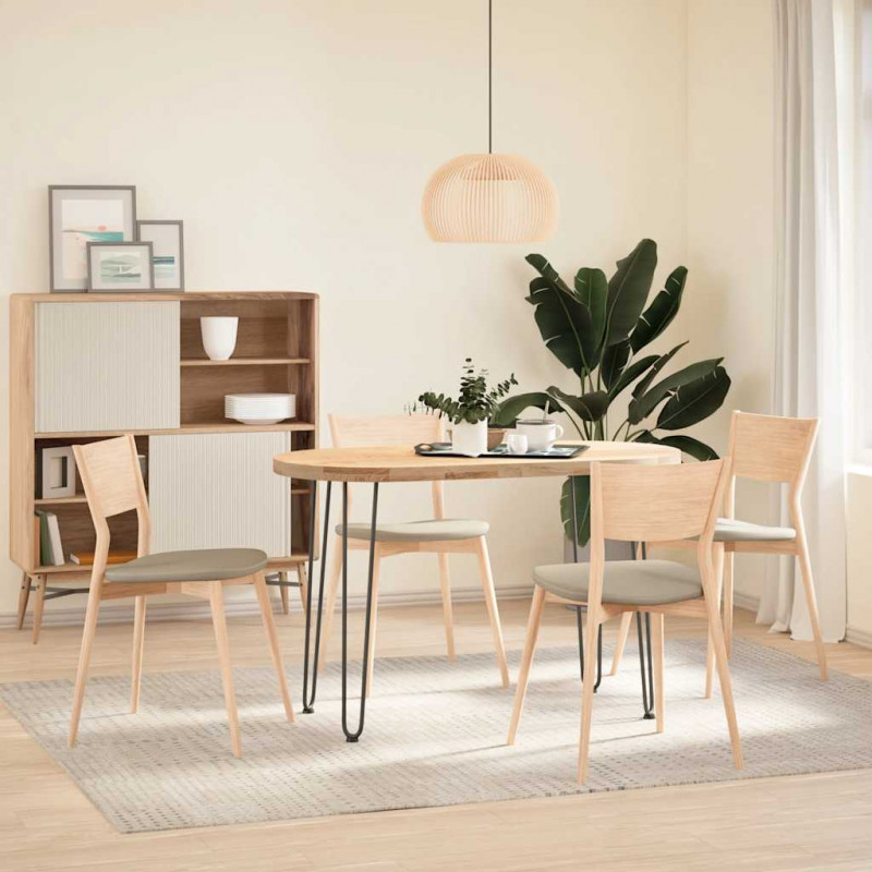 nogi wsuwkowe do stolików konsolowych do stolika konsolowego 4 szt. Antracyt 72 cm Stal lite