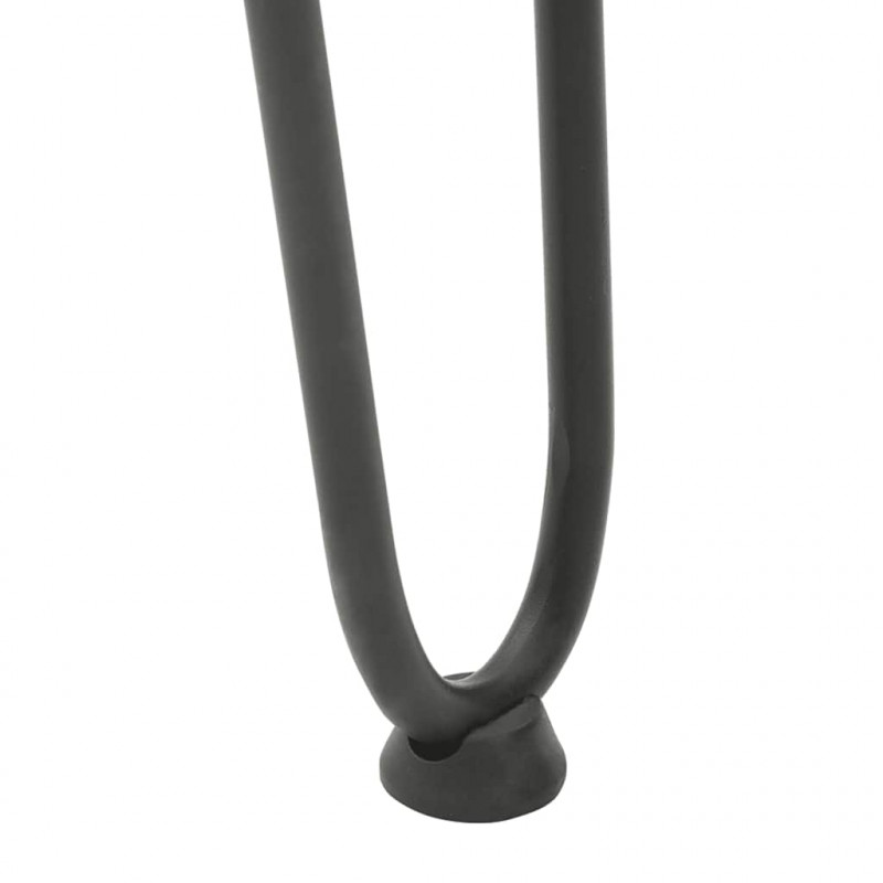 nogi wsuwkowe do stolików konsolowych do stolika konsolowego 4 szt. Antracyt 72 cm Stal lite