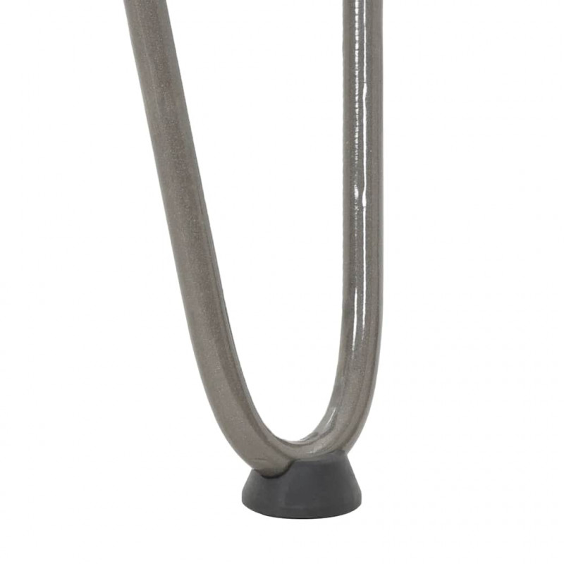 nogi do stolików konsolowych do stolika konsolowego 4 szt. Naturalna stal 72 cm Solidna stal