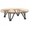 Nogi do stolika kawowego 4 szt. Antracyt 10 cm Stal lite