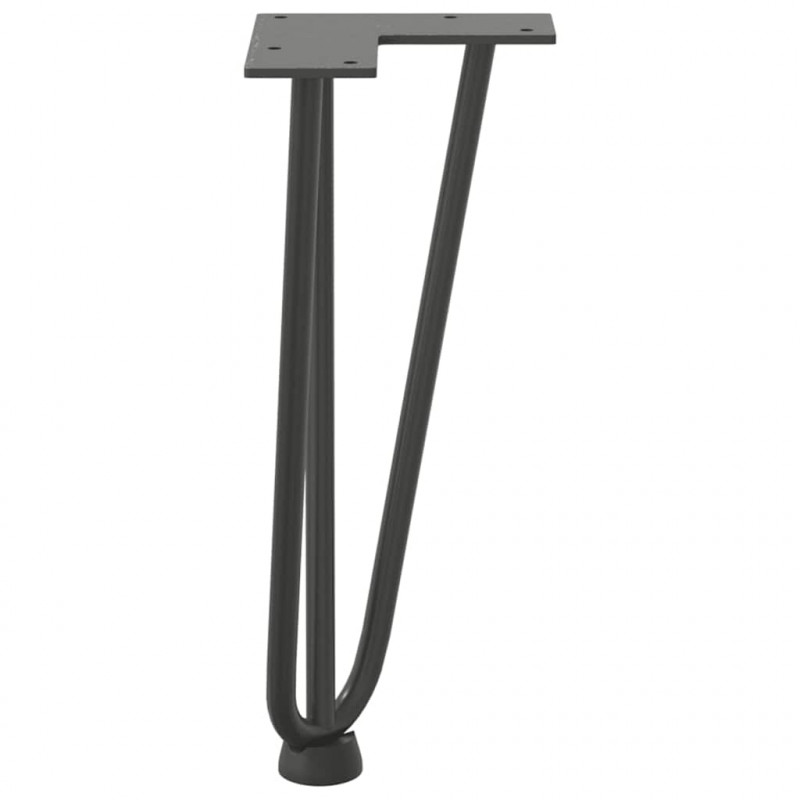 Nogi do stolika kawowego 4 szt. Antracyt 30 cm Stal lite