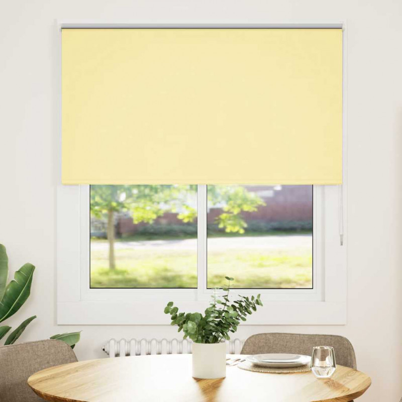 Roleta zaciemniająca Żółta 140x150 cm Szerokość tkaniny 136,6cm