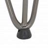 Nogi do stolika kawowego 4 szt. Naturalna stal 30 cm Solidna stal