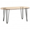 Nogi do stolika kawowego 4 szt. Antracyt 42 cm Stal lite