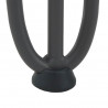 Nogi do stolika kawowego 4 szt. Antracyt 42 cm Stal lite