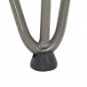 Nogi do stolika kawowego 4 szt. Naturalna stal 42 cm Solidna stal