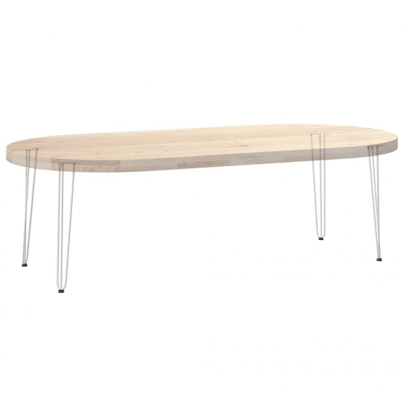 nogi wsuwkowe do stolików konsolowych do stolika konsolowego 4 szt. Biały 72 cm Stal lite