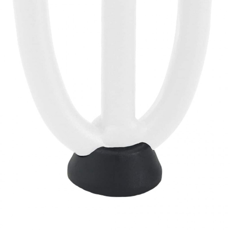 nogi wsuwkowe do stolików konsolowych do stolika konsolowego 4 szt. Biały 72 cm Stal lite