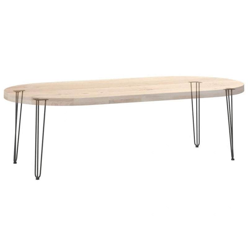 nogi wsuwkowe do stolików konsolowych do stolika konsolowego 4 szt. Antracyt 72 cm Stal lite