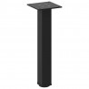 Nogi do stolika kawowego 4 szt. Czarne 30-32 cm Stalowe