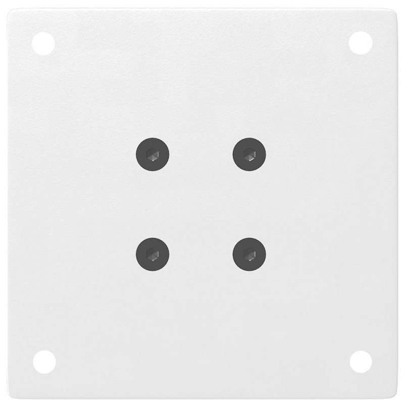 Nogi do stolika kawowego 4 szt. Białe 30-32 cm Stal