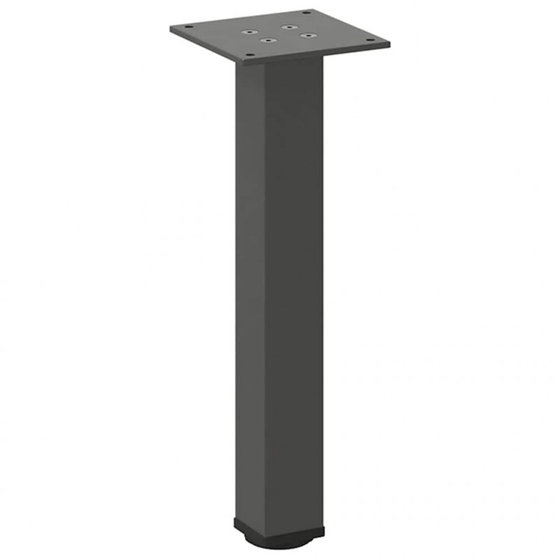 Nogi do stolika kawowego 4 szt. Antracyt 30-32 cm Stal
