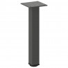 Nogi do stolika kawowego 4 szt. Antracyt 30-32 cm Stal