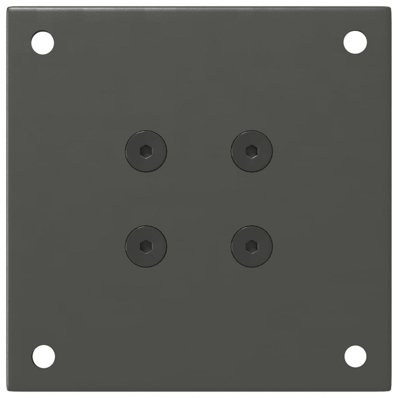 Nogi do stolika kawowego 4 szt. Antracyt 30-32 cm Stal