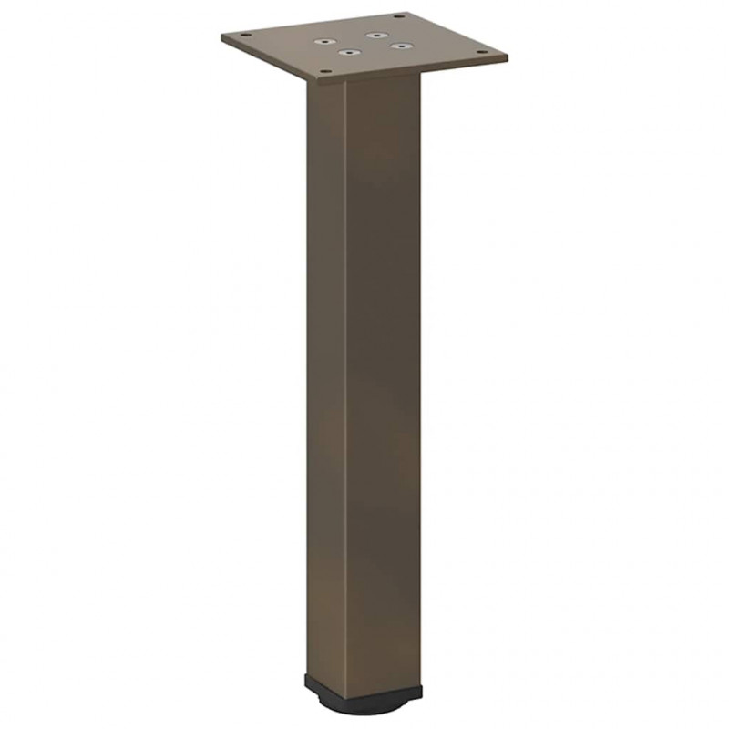 Nogi do stolika kawowego 4 szt. Naturalna stal 30-32 cm Stal