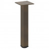 Nogi do stolika kawowego 4 szt. Naturalna stal 30-32 cm Stal