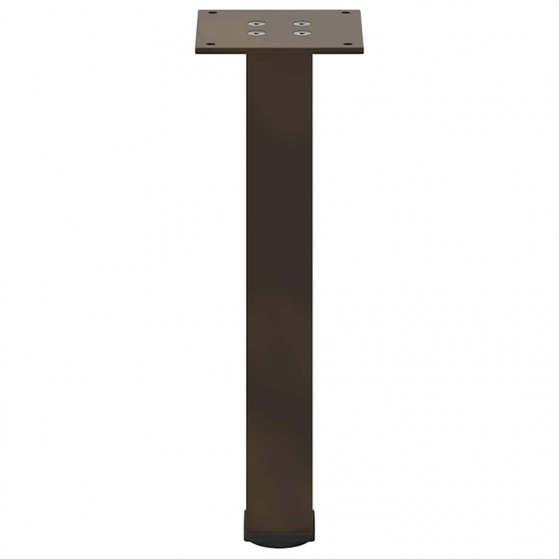Nogi do stolika kawowego 4 szt. Naturalna stal 30-32 cm Stal