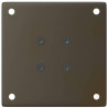 Nogi do stolika kawowego 4 szt. Naturalna stal 30-32 cm Stal