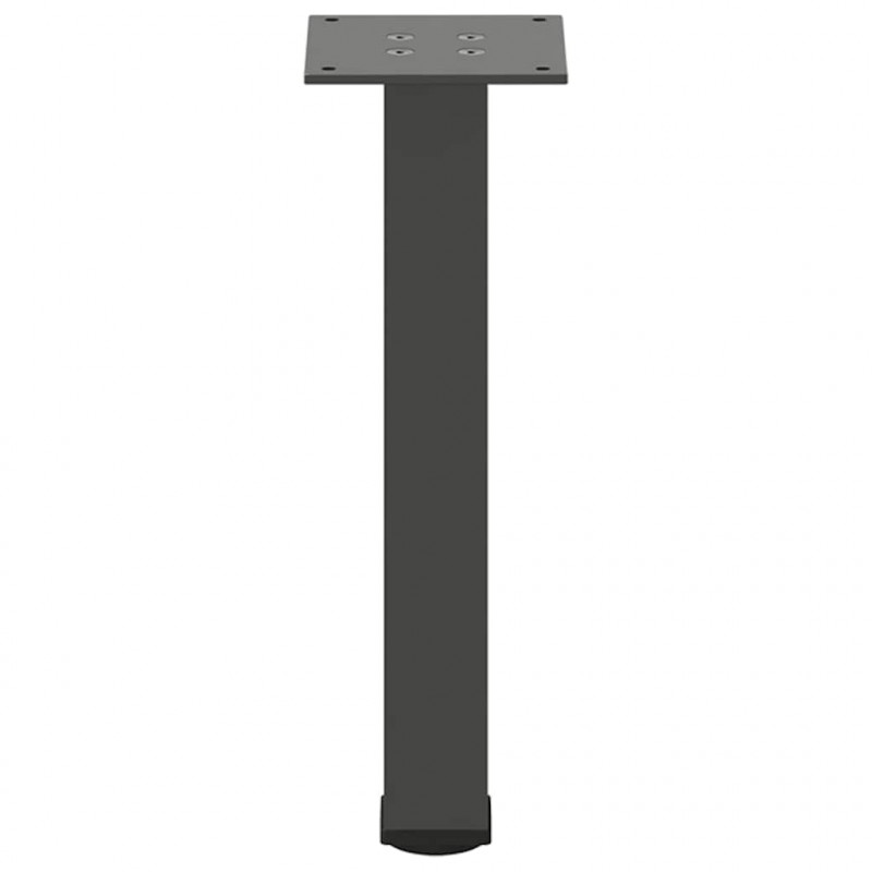 Nogi do stolika kawowego 4 szt. Antracyt 42-44 cm Stal