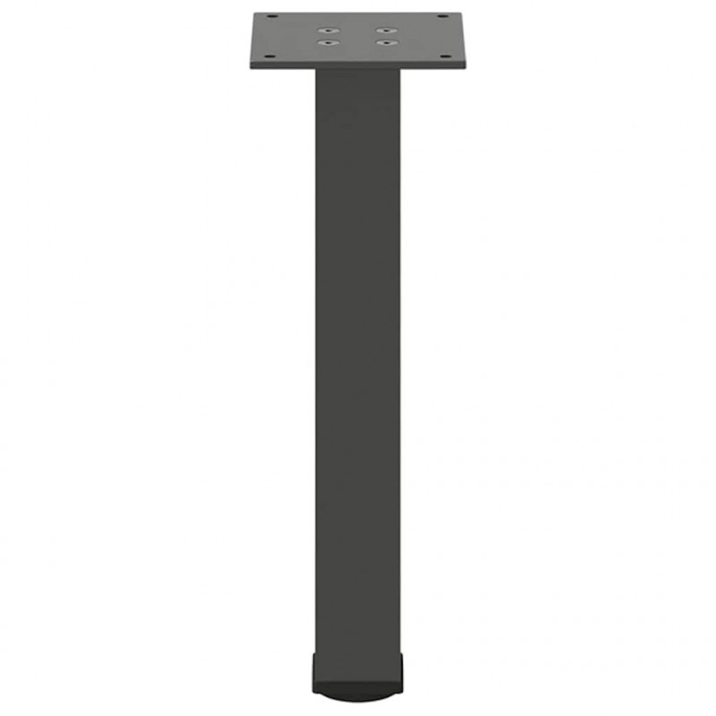 Nogi do stolika kawowego 4 szt. Antracyt 42-44 cm Stal
