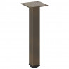 Nogi do stolika kawowego 4 szt. Naturalna stal 42-44 cm Stal