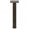 Nogi do stolika kawowego 4 szt. Naturalna stal 42-44 cm Stal