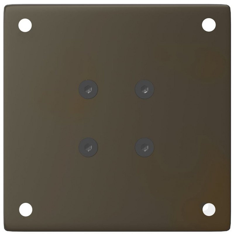 Nogi do stolika kawowego 4 szt. Naturalna stal 42-44 cm Stal