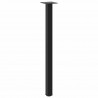 Nogi do stołu konsolowego 4 szt. Czarne 72-74 cm Stalowe