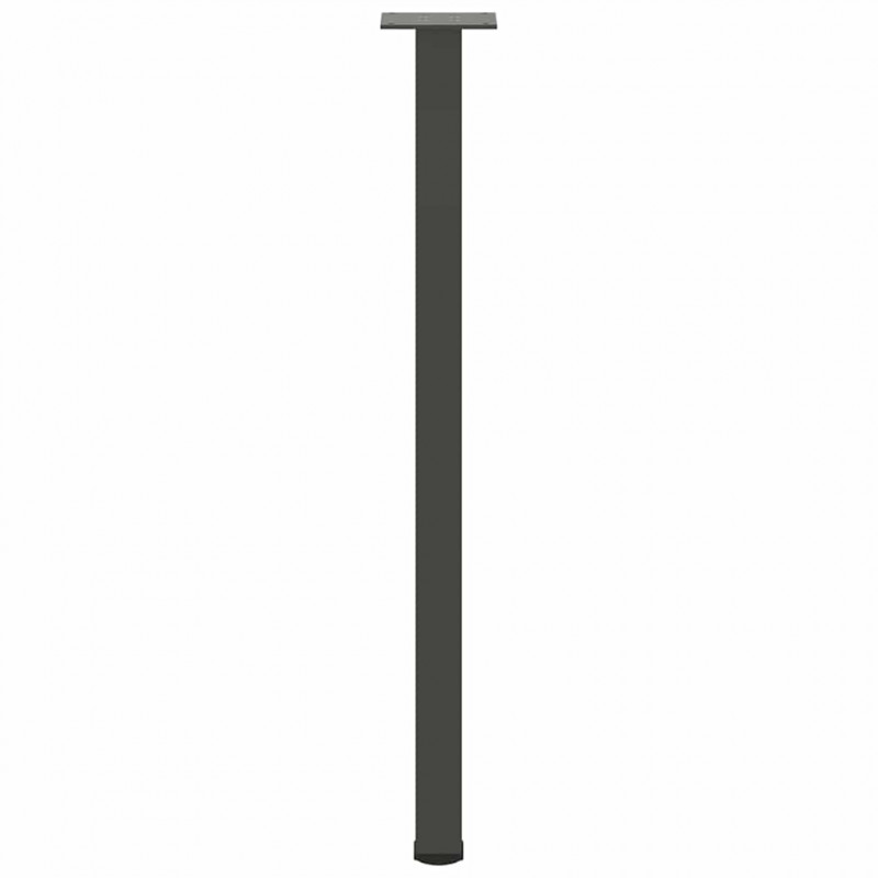 Nogi do stołu konsolowego 4 szt. Antracyt 72-74 cm Stal