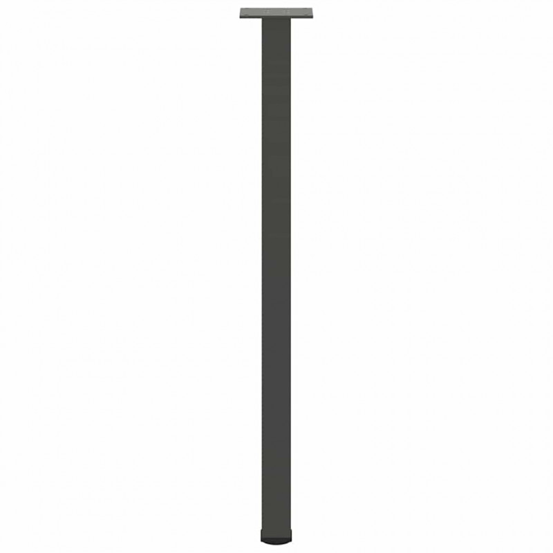Nogi do stołu konsolowego 4 szt. Antracyt 72-74 cm Stal