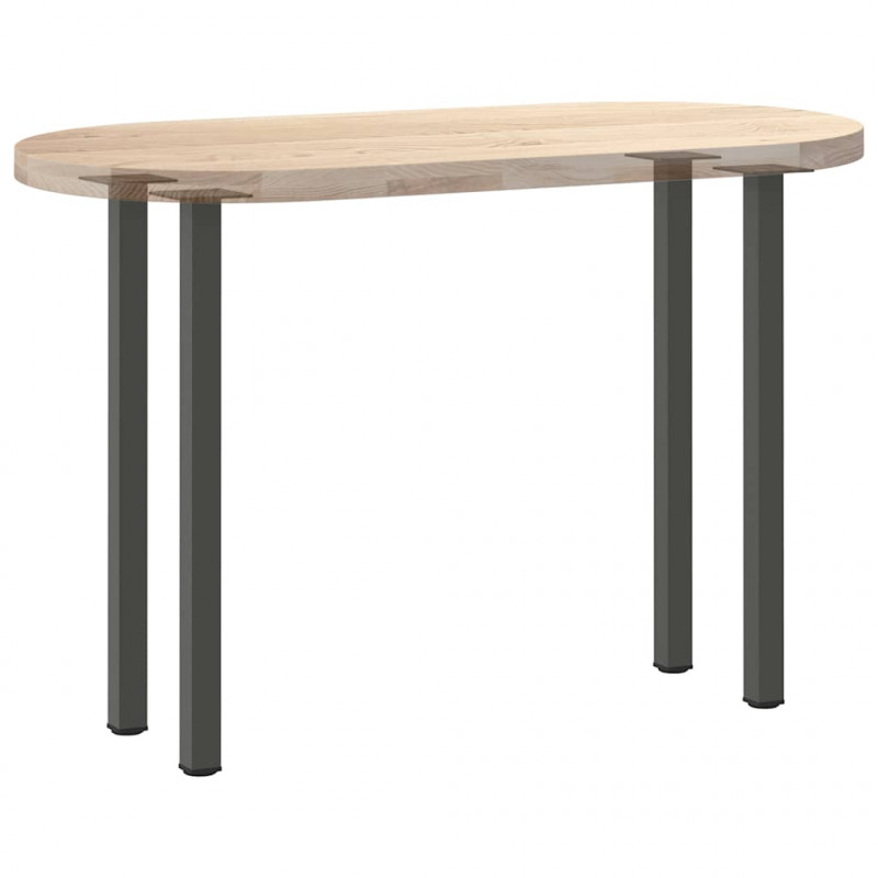 Nogi do stołu konsolowego 4 szt. Antracyt 72-74 cm Stal