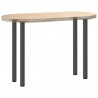 Nogi do stołu konsolowego 4 szt. Antracyt 72-74 cm Stal