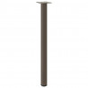 Nogi do stołu konsolowego 4 szt. Naturalna stal 72-74 cm Stal