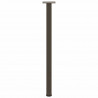 Nogi do stołu konsolowego 4 szt. Naturalna stal 72-74 cm Stal