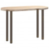 Nogi do stołu konsolowego 4 szt. Naturalna stal 72-74 cm Stal