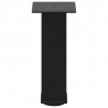 Nogi do stolika kawowego 4 szt. Czarne 30-32 cm Stalowe