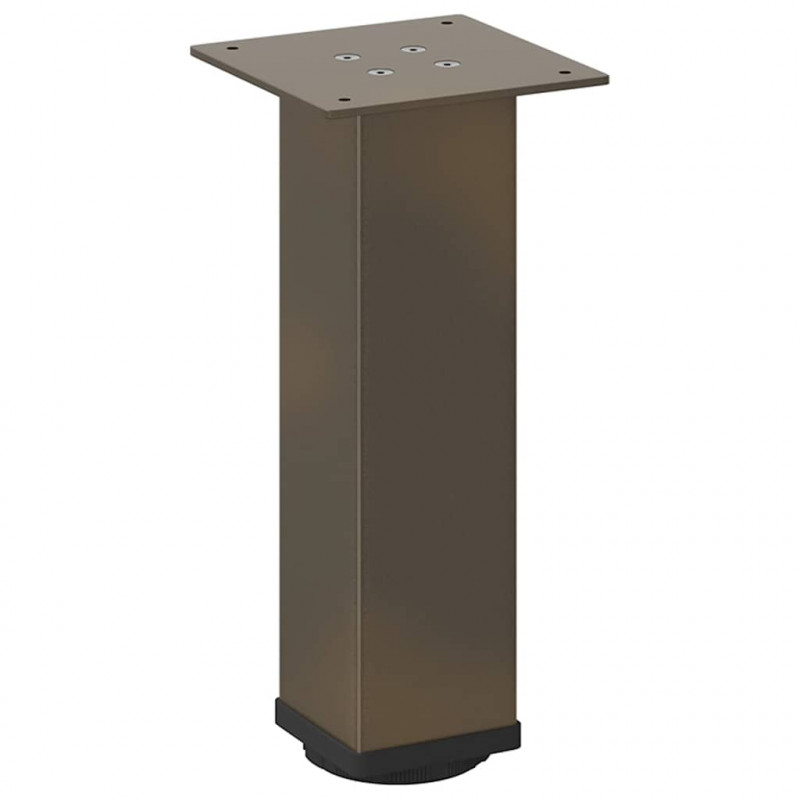 Nogi do stolika kawowego 4 szt. Naturalna stal 30-32 cm Stal