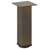 Nogi do stolika kawowego 4 szt. Naturalna stal 30-32 cm Stal