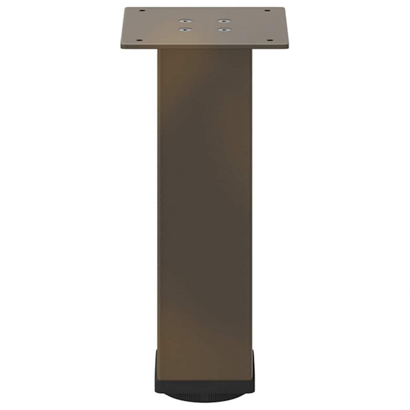 Nogi do stolika kawowego 4 szt. Naturalna stal 30-32 cm Stal