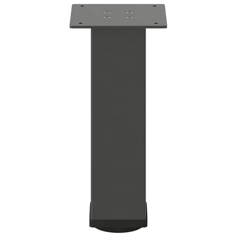 Nogi do stolika kawowego 4 szt. Antracyt 42-44 cm Stal