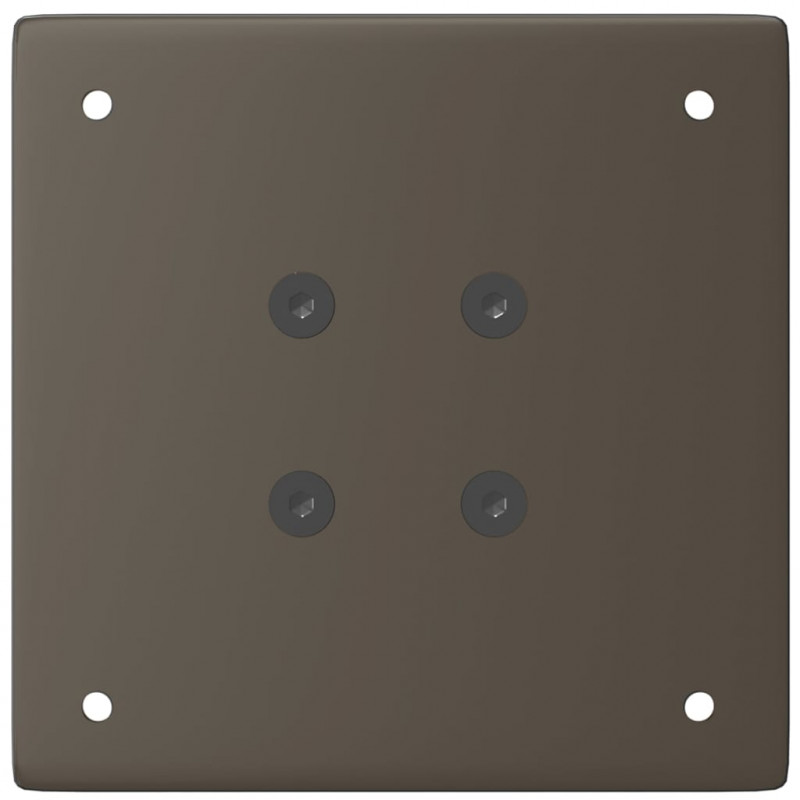 Nogi do stolika kawowego 4 szt. Naturalna stal 42-44 cm Stal