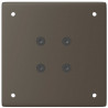Nogi do stolika kawowego 4 szt. Naturalna stal 42-44 cm Stal