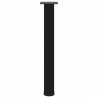 Nogi do stołu konsolowego 4 szt. Czarne 72-74 cm Stalowe