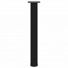 Nogi do stołu konsolowego 4 szt. Czarne 72-74 cm Stalowe